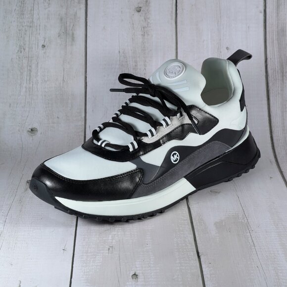 Michael Kors Theo Sport Open Sneakers Logo Color Grey/White Size 13 M main image 4